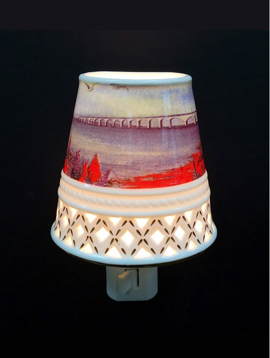 Porcelain Confederation Bridge Night Light With Gift Box